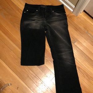 Juicy black whispered courderoy jeans 30” inseam